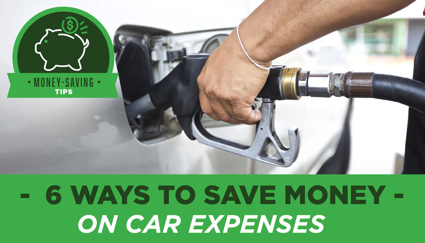 6 Ways to Save Money on Car Expenses - An image of a person fueling up a car.