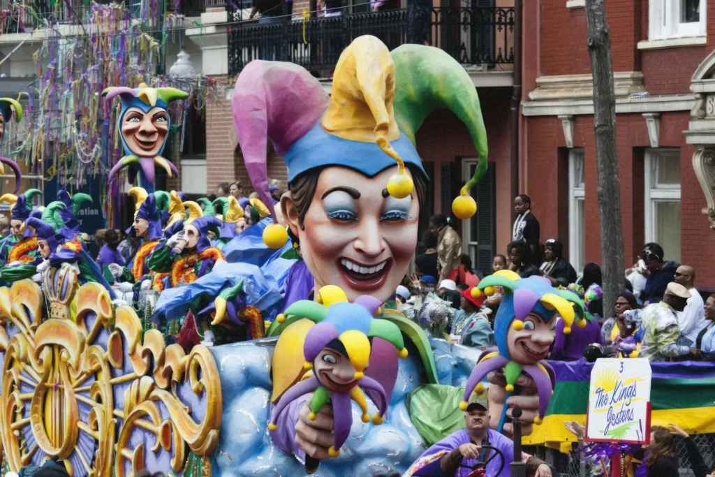 Car Insurance in New Orleans, Louisiana - An image of a Mardi Gras Float.