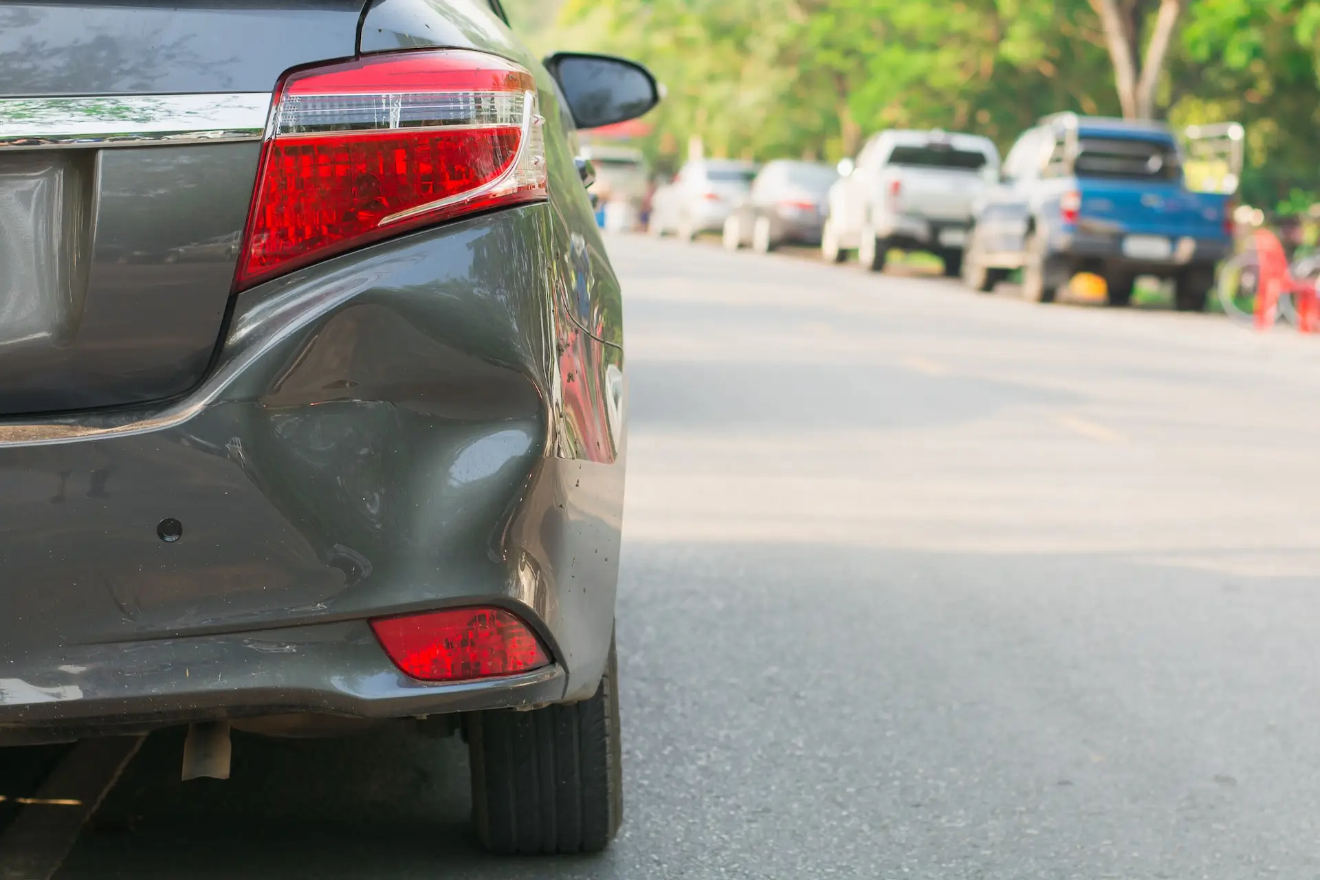 Does Insurance Cover Hit and Run - An image of a car on the scene of a hit and run.