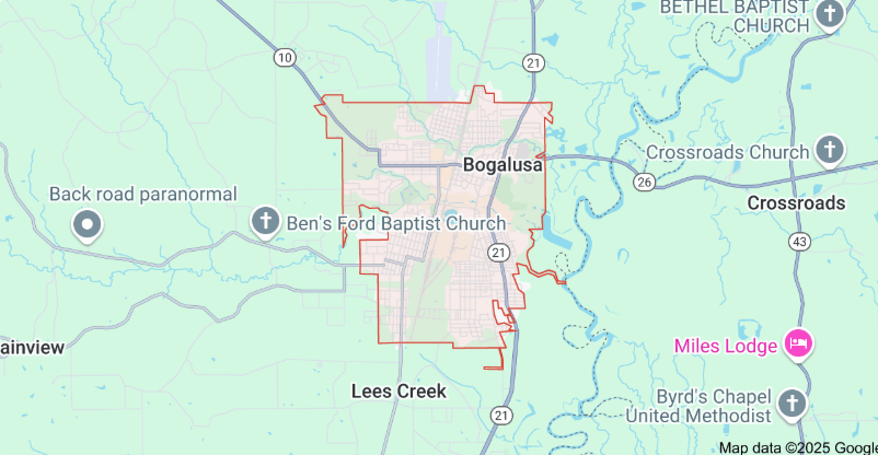 bogalusa la map