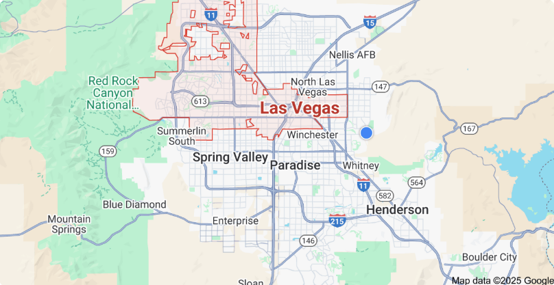 las vegas nv map