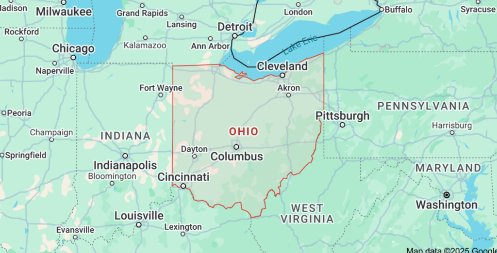 ohio map