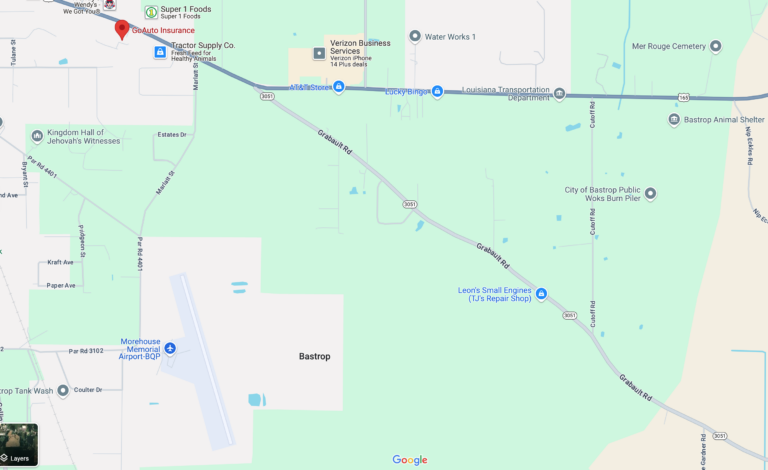 Bastrop LA Google Maps