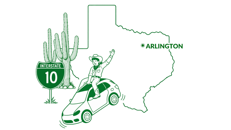 Cheap car insurance company near Arlington, TX