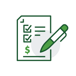 Icon representing flexible custom monthly car insurance payment plans