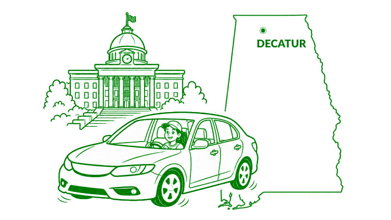 Low price car insurer near Decatur, AL