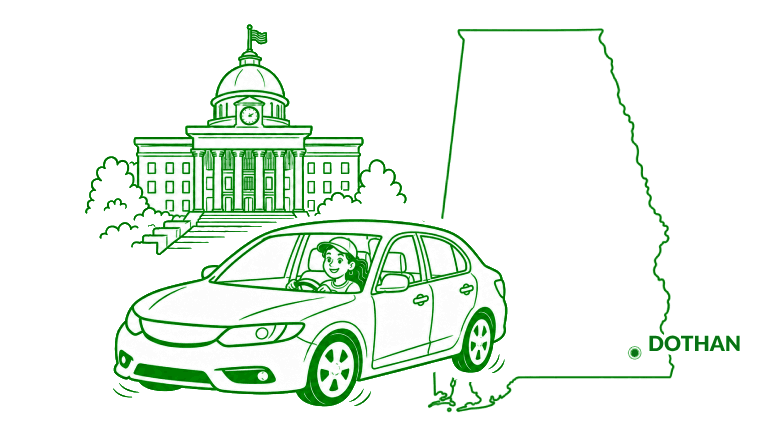 Low price car insurer near Dothan, AL