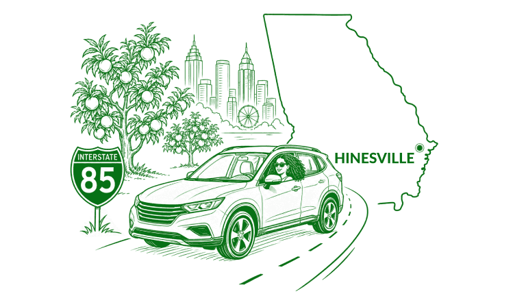 Low cost auto insurance provider near Hinesville, GA