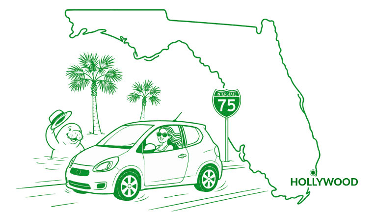 Cheap auto insurance provider in Hollywood, FL