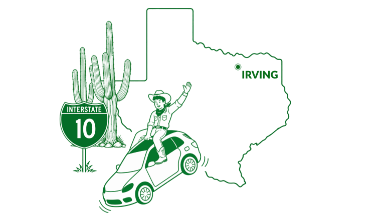 Cheap car insurance company near Irving, TX