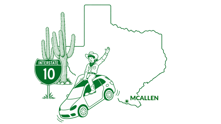 Cheap car insurance company near McAllen, TX