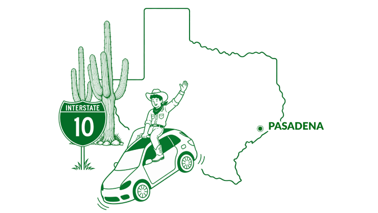 Cheap car insurance company near Pasadena, TX