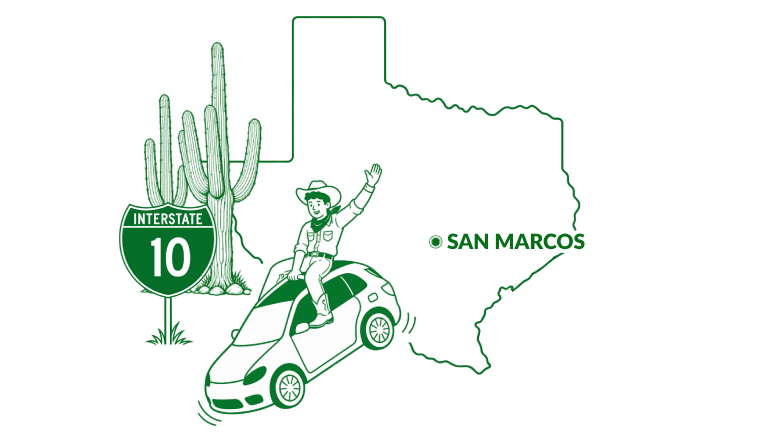 Cheap car insurance company near San Marcos, TX