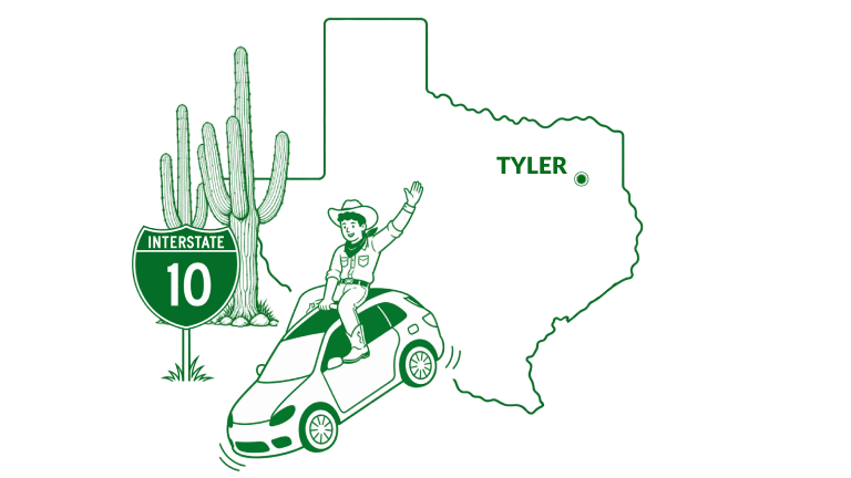 Cheap car insurance company near Tyler, TX