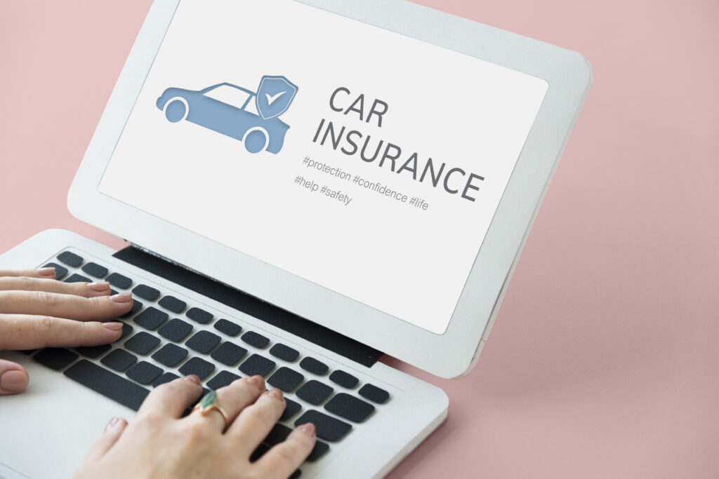 Car insurance coverage and accident benefits concept