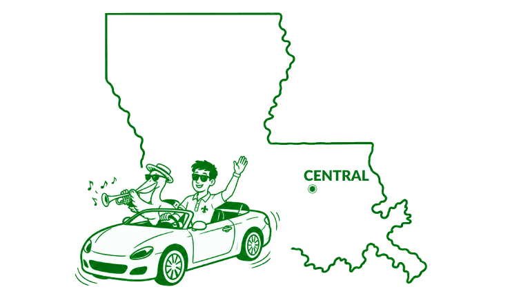 Cheap auto insurance near Central, LA