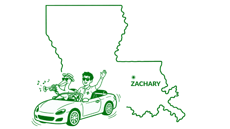 Cheap auto insurance near Zachary, LA